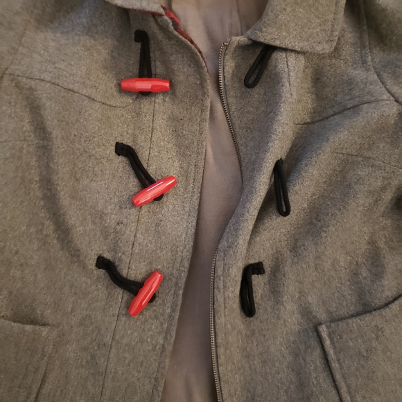 Old Navy Hooded Wool Coat Womens Small  - Picture 2 of 7